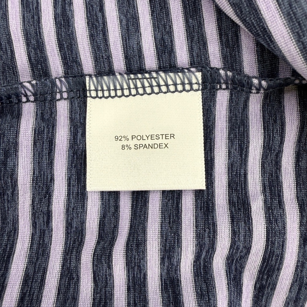 Peter Millar Crown Crafted Mens XXL Purple Striped Performance Golf Polo Shirt - Picture 3 of 7